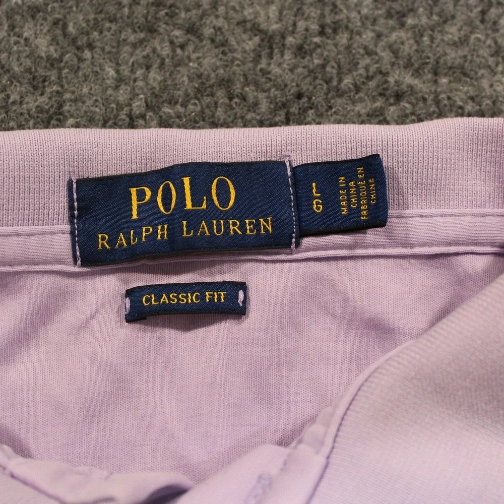 Polo Ralph Lauren Classic Fit Purple Polo‎ Shirt with Pony Logo